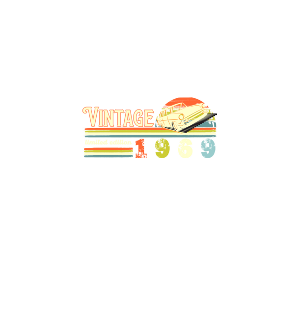 vintage, limited edidtion, retro születésnapi felirat, évszám veterán autóval, 1969 minta farmerkék pólón