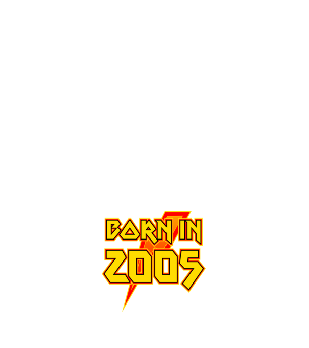 heavy metal born in 2005 minta sötétkék pólón
