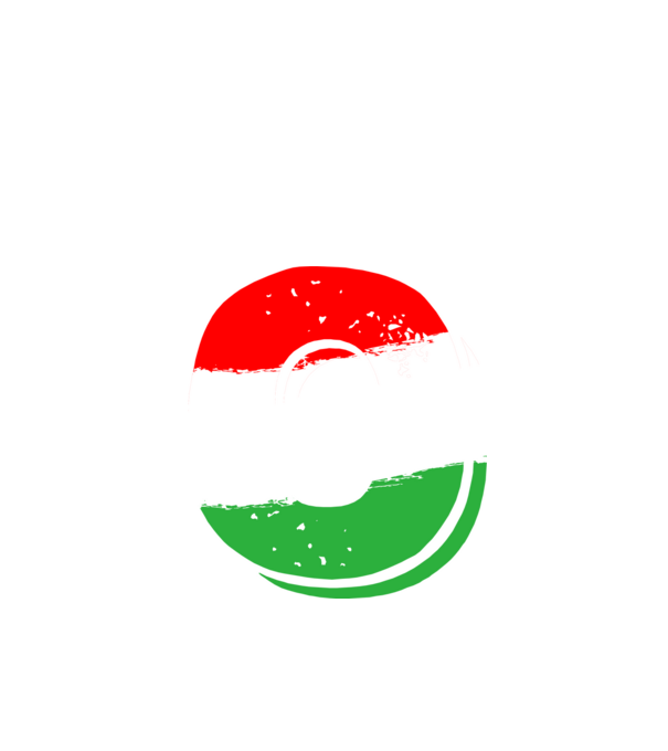 magyar trikolor, piros fehér zöld szám 0 minta fekete pólón