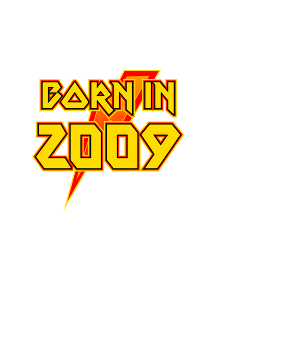heavy metal born in 2009 minta fehér pólón