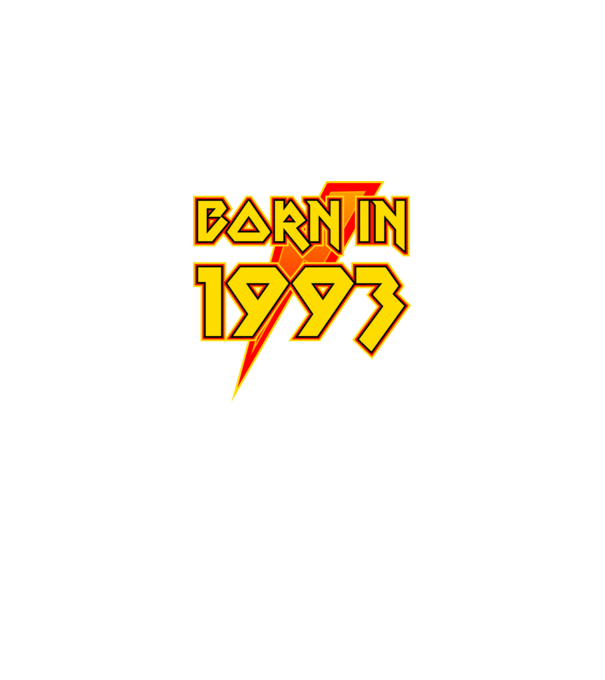heavy metal born in 1993 minta fekete pólón