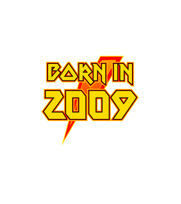 heavy metal born in 2009 minta fehér pólón