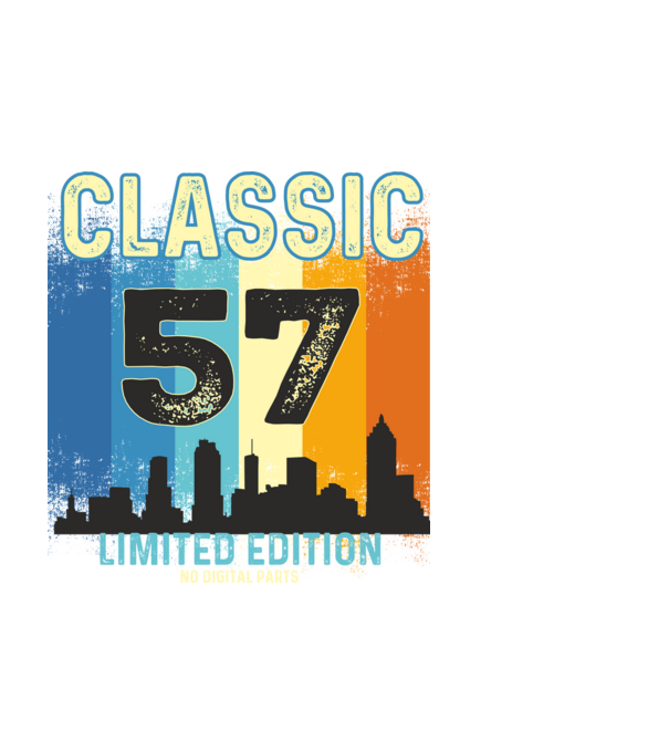CLASSIC LIMITED EDITION NO DIGITAL PARTS 57 minta fekete pólón