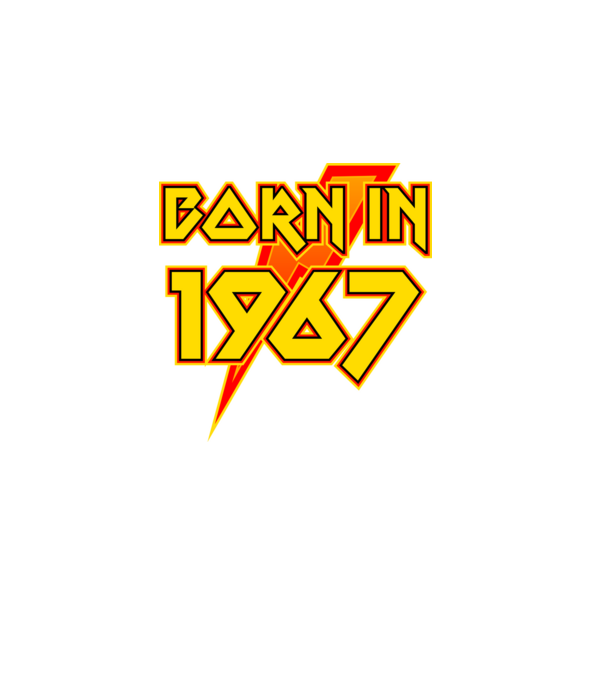 heavy metal born in 1967 minta sötétkék pólón