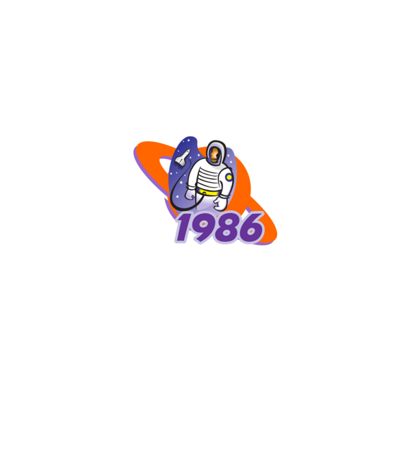 asztronauta szülinapi dátum 1986 minta szürke pólón