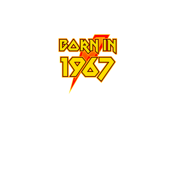 heavy metal born in 1967 minta fekete pólón