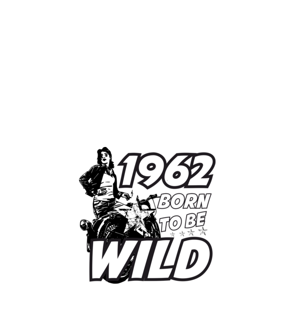 BORN TO BE WILD 1962 minta fehér pólón