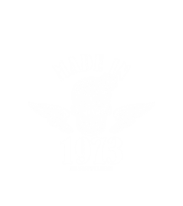 SKULL, koponya  MADE IN 1973 minta fehér pólón
