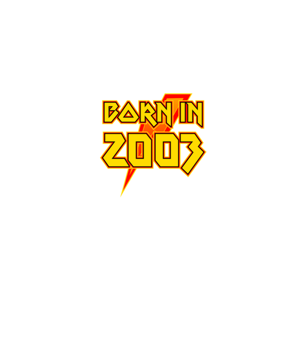 heavy metal born in 2003 minta királykék pólón