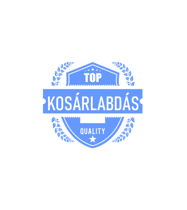 TOP QUALITY KOSÁRLABDÁS APUKA minta fekete pólón