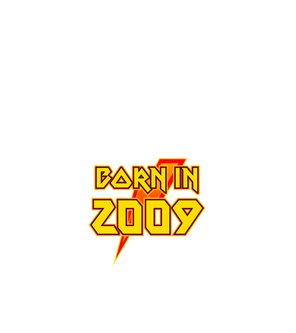 heavy metal born in 2009 minta fehér pólón