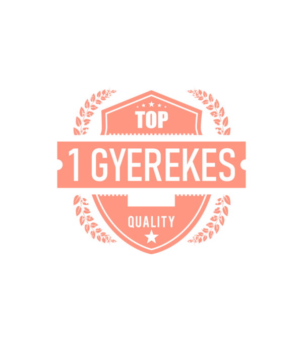 TOP QUALITY 1 GYEREKES ANYUKA minta fehér pólón