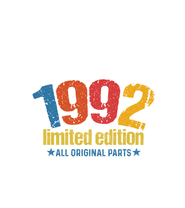 1992 limited edition ,all original parts, születésnapi felirat minta fekete pólón