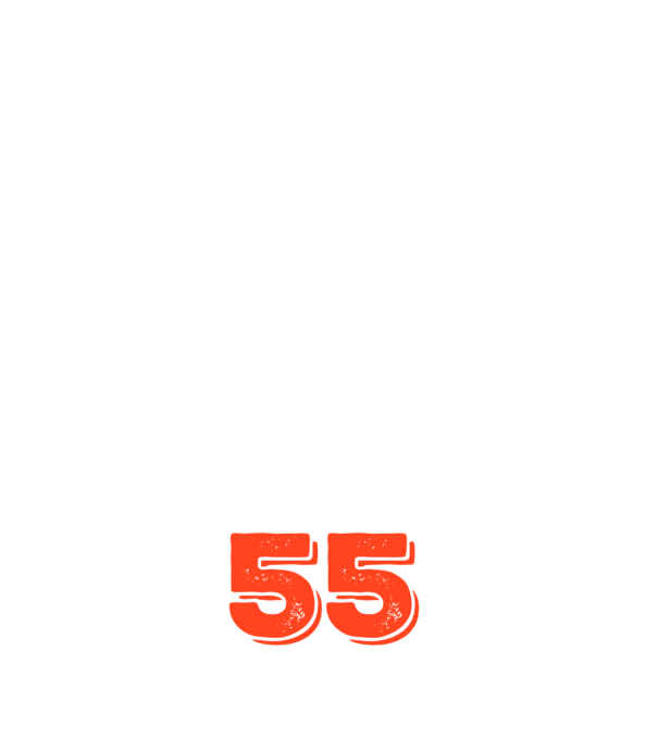 EGY QRVA SZÓT SEM, MÉG SZOKNOM KELL, 55 ÉVES SZÜLETÉSNAPRA minta fehér pólón
