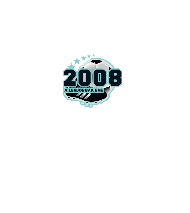 FOCISTÁS SZÜLINAP A LEGJOBBAK ÉVE 2008 minta fehér pólón