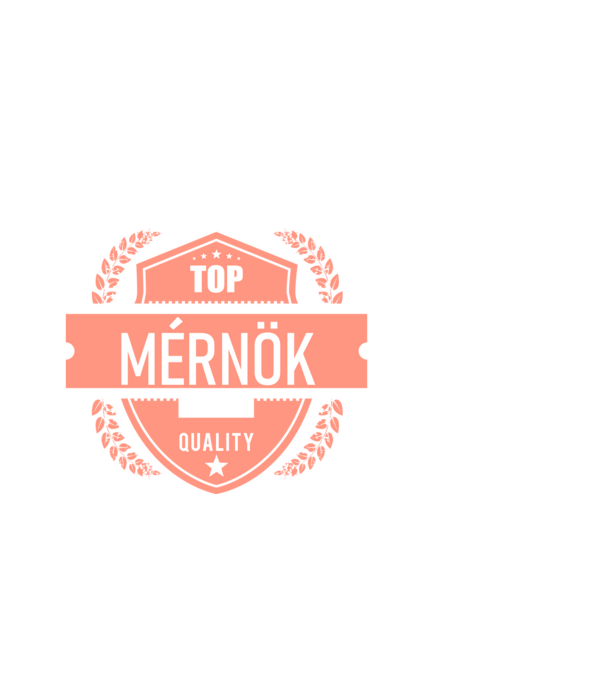 TOP QUALITY MÉRNÖK ANYUKA minta fekete pólón