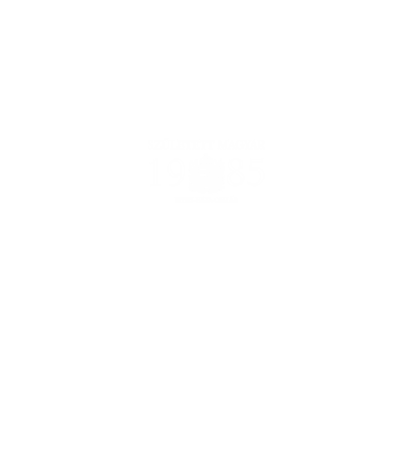 SZÜLETETT MAGYAR, ISTEN HAZA CSALÁD, SZÜLETETT 1985-BEN, MAGYAR CÍMER minta fekete pólón