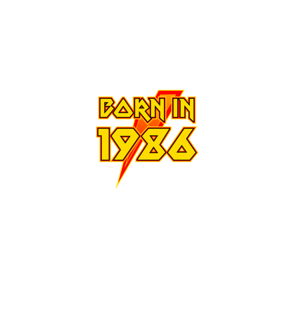 heavy metal born in 1986 minta királykék pólón