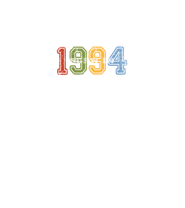 born in 1994 születésnapi felirat minta fekete pólón