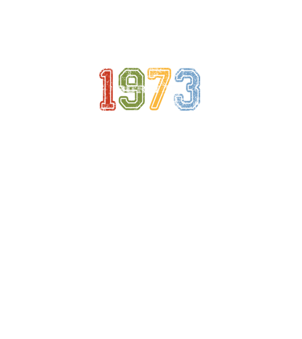 born in 1973 születésnapi felirat minta fekete pólón