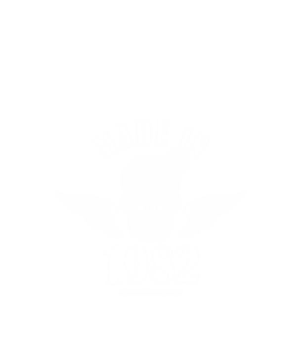 SKULL, koponya MADE IN 1982 minta fekete pólón