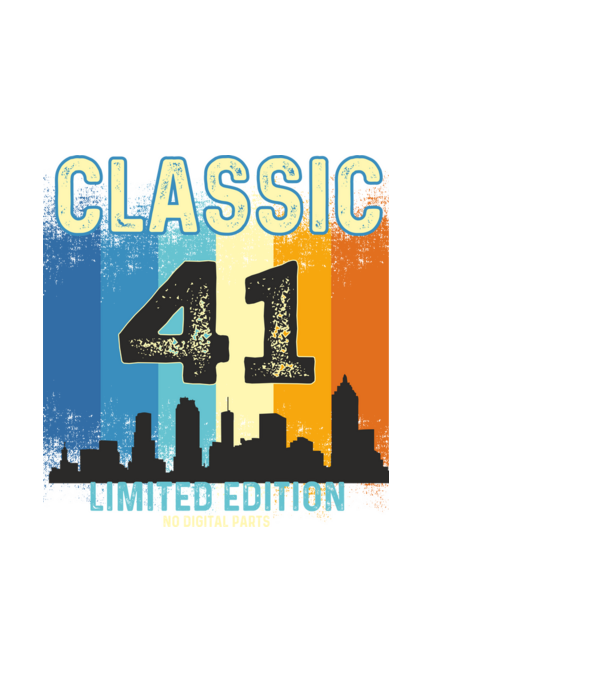 CLASSIC LIMITED EDITION NO DIGITAL PARTS 41 minta fekete pólón