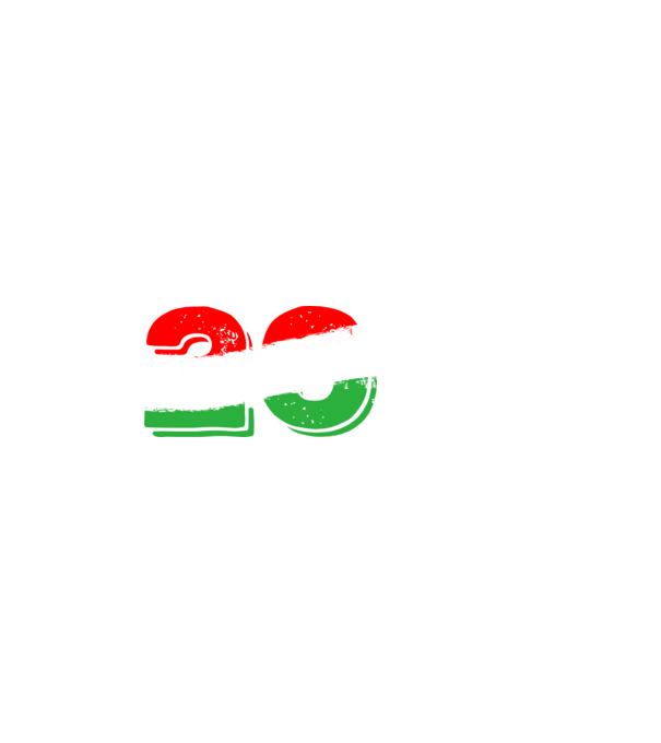 magyar trikolor, piro fehér zöld szám 20 minta fekete pólón