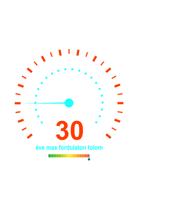 30 éve max fordulaton tolom, sebességmérő minta fekete pólón