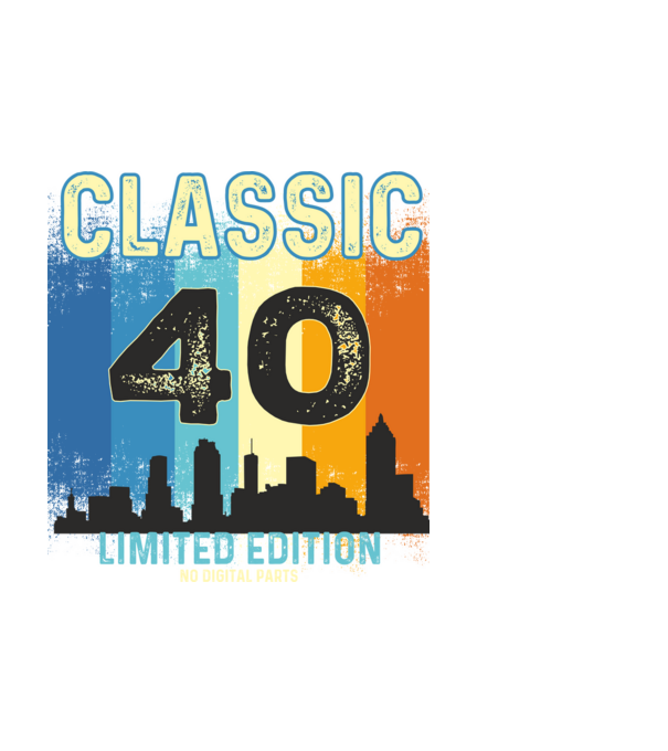 CLASSIC LIMITED EDITION NO DIGITAL PARTS 40 minta fekete pólón