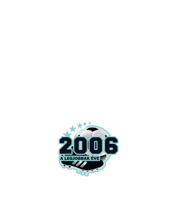 FOCISTÁS SZÜLINAP A LEGJOBBAK ÉVE 2006 minta fehér pólón