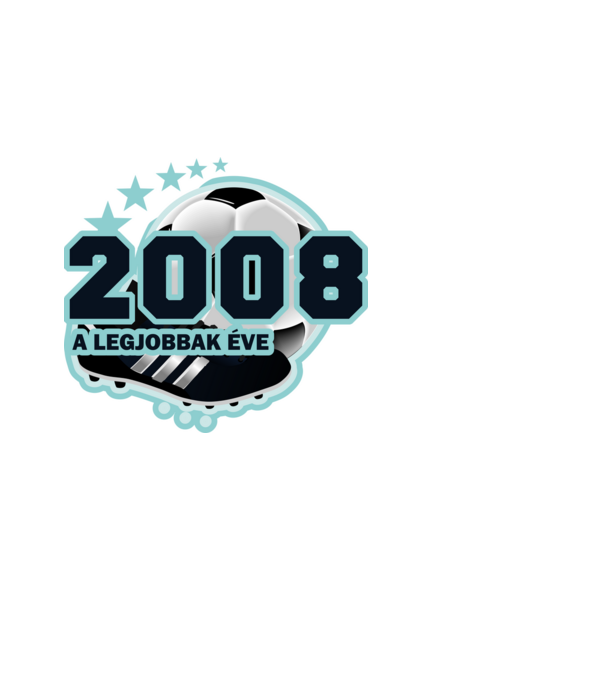 FOCISTÁS SZÜLINAP A LEGJOBBAK ÉVE 2008 minta fehér pólón
