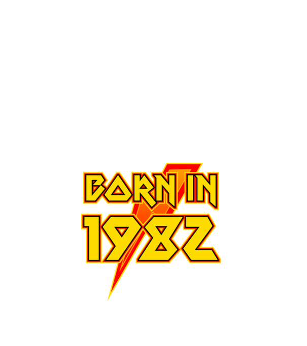 heavy metal born in 1982 minta fehér pólón