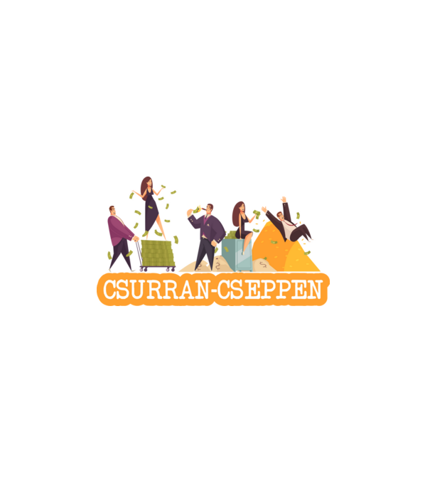 CSURRAN CSEPPEN minta fekete pólón