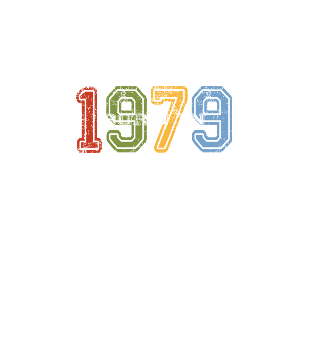 born in 1979 születésnapi felirat minta fekete pólón