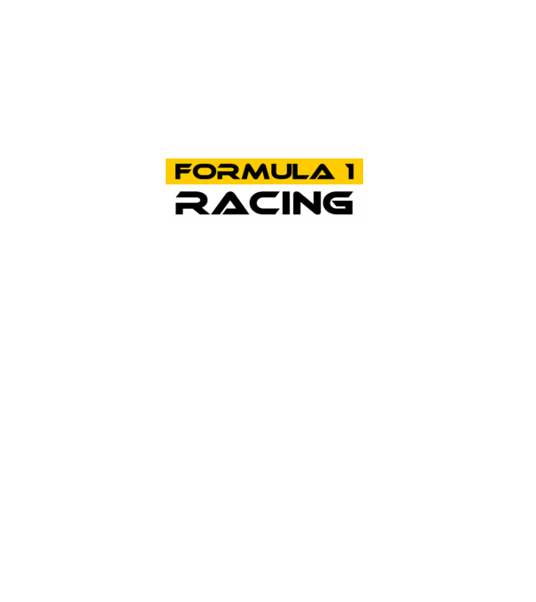 FORMULA 1 RACING minta fekete pólón