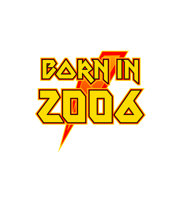 heavy metal born in 2006 minta fehér pólón