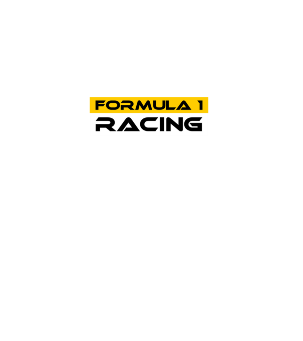 FORMULA 1 RACING minta fekete pólón