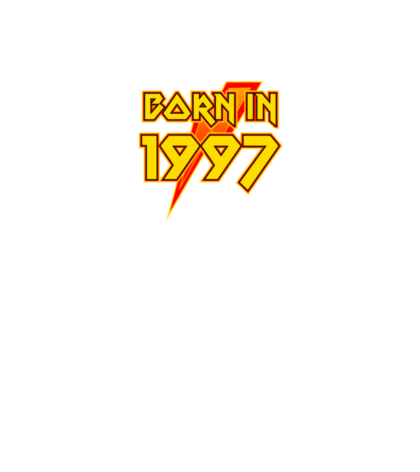 heavy metal born in 1997 minta fekete pólón