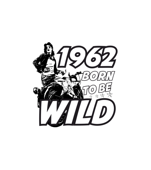 BORN TO BE WILD 1962 minta fehér pólón