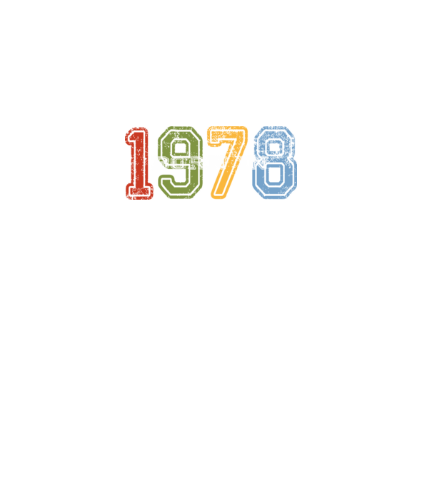 born in 1978 születésnapi felirat minta fekete pólón