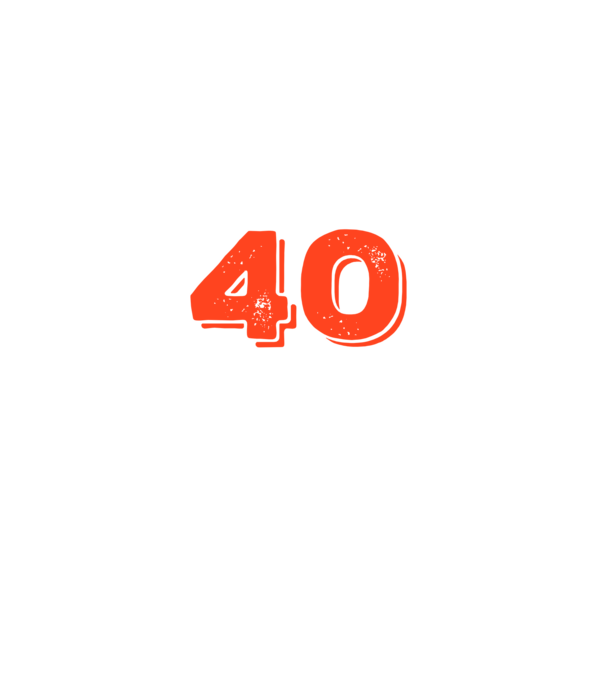 EGY QRVA SZÓT SEM, MÉG SZOKNOM KELL, 40 ÉVES SZÜLETÉSNAPRA minta fekete pólón