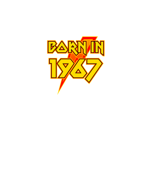 heavy metal born in 1967 minta fekete pólón