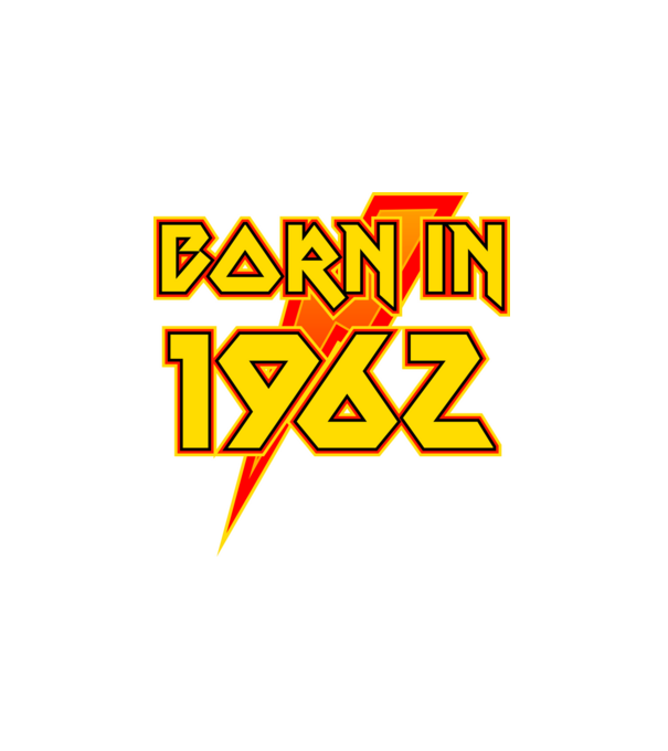 heavy metal born in 1962 minta fehér pólón