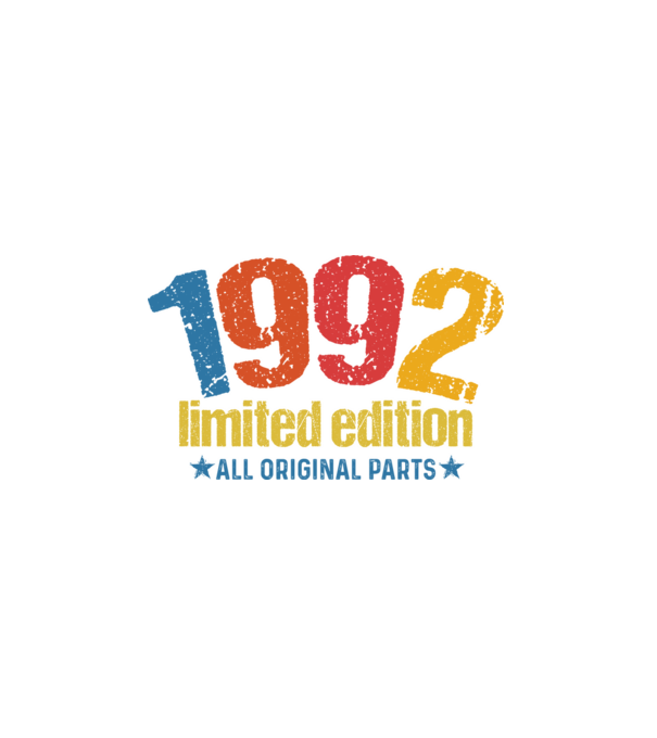 1992 limited edition ,all original parts, születésnapi felirat minta fekete pólón