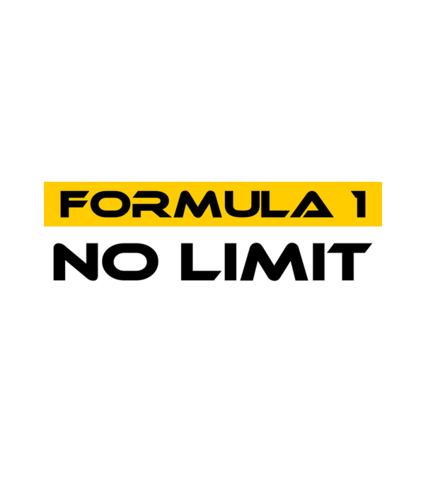 FORMULA 1 NO LIMIT minta fehér pólón