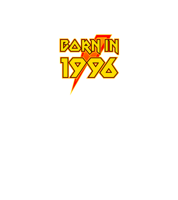 heavy metal born in 1996 minta fekete pólón