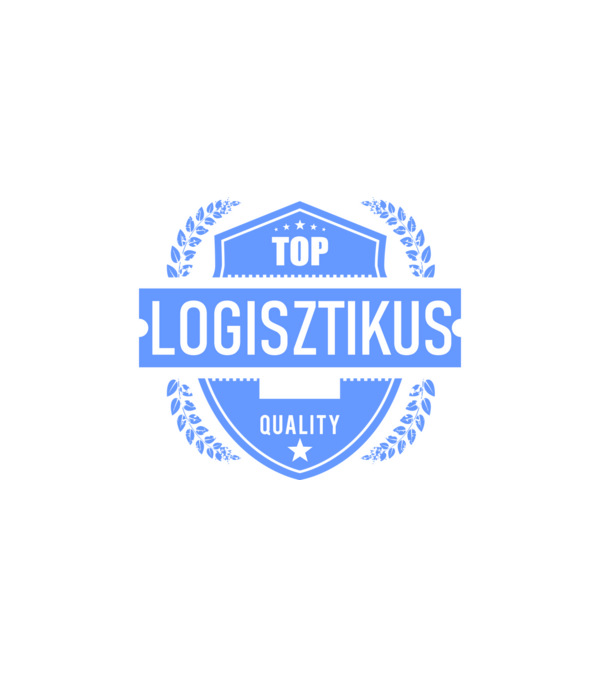 TOP QUALITY LOGISZTIKUS APUKA minta fekete pólón
