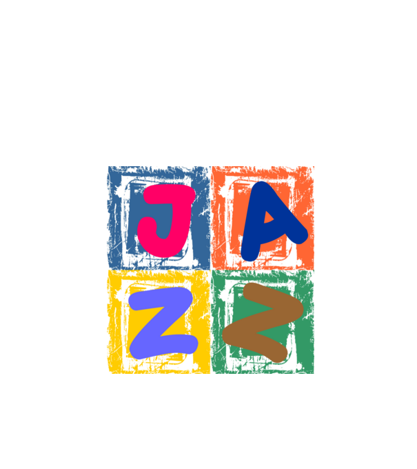 grunge jazz minta fehér pólón
