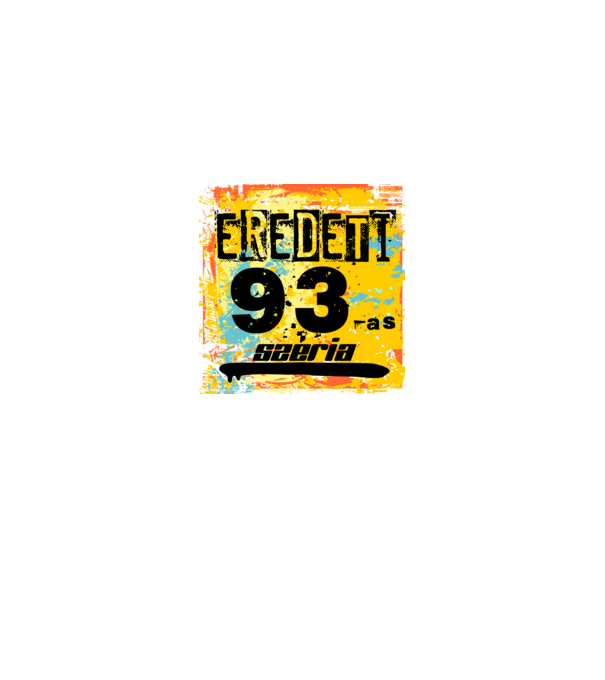 eredeti széria grunge graffiti 93-es, 1993 minta királykék pólón