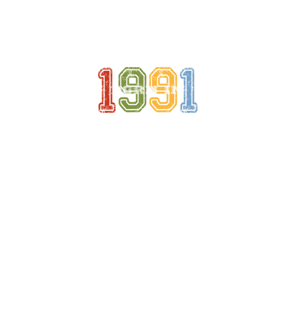 born in 1991 születésnapi felirat minta fekete pólón